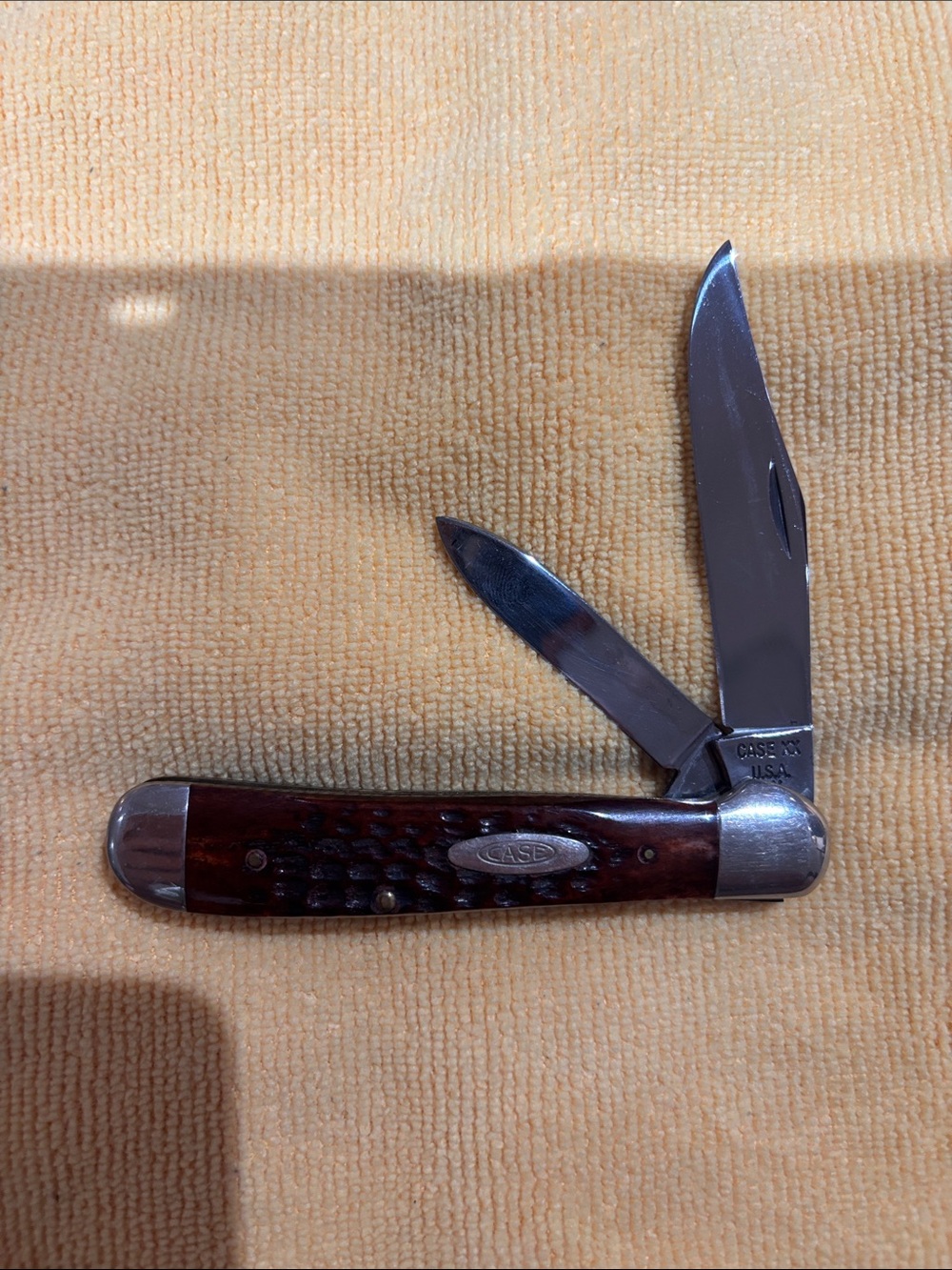 Case XX USA 4 dot 1976 Copperhead 6249 knife